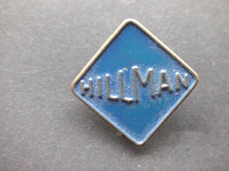 Hillman oltimer auto logo ruit